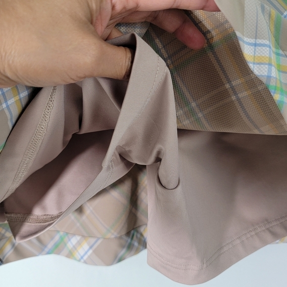 Callaway Women's Gray/Green Golf/Tennis Skort Size 14 Front Back Pockets EUC - Picture 7 of 10